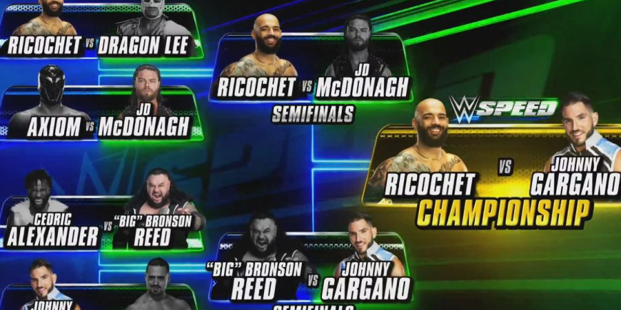 Johnny Gargano Defeats Bronson Reed On WWE Speed, Advances To The Finals To Face Ricochet