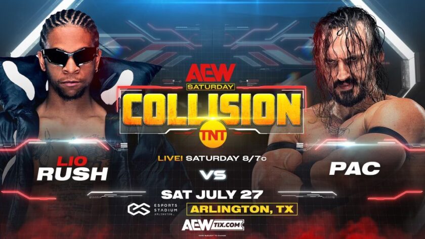 Another Match Announced For AEW Collision, Early Lineup For July 31st ...