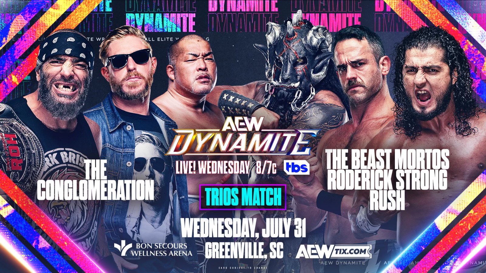 Six-Man Tag Match Announced For July 31st AEW Dynamite