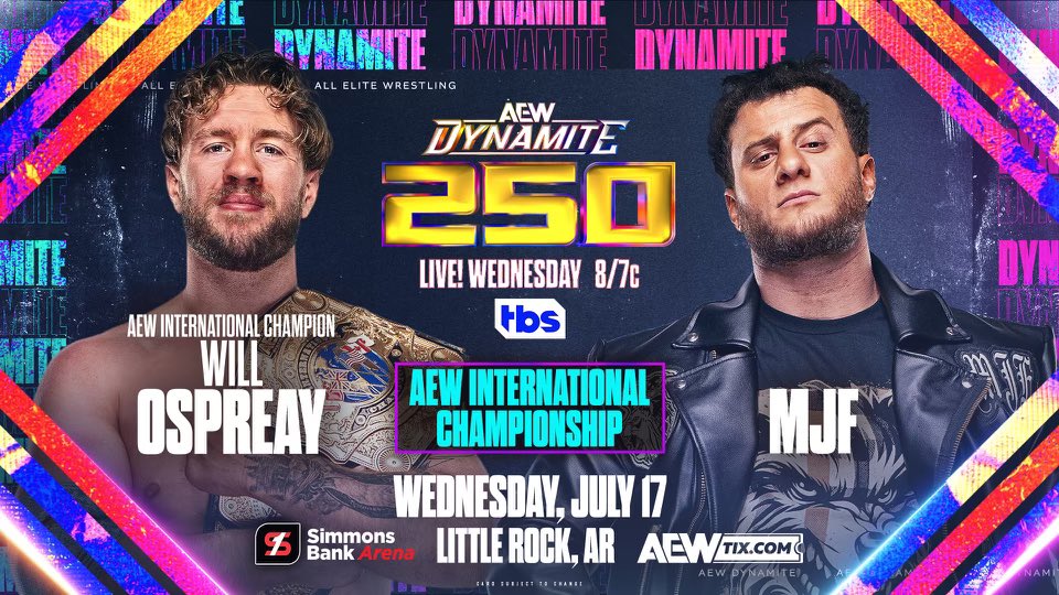 Huge Matches Announced For The 250th Episode Of AEW Dynamite, Mariah