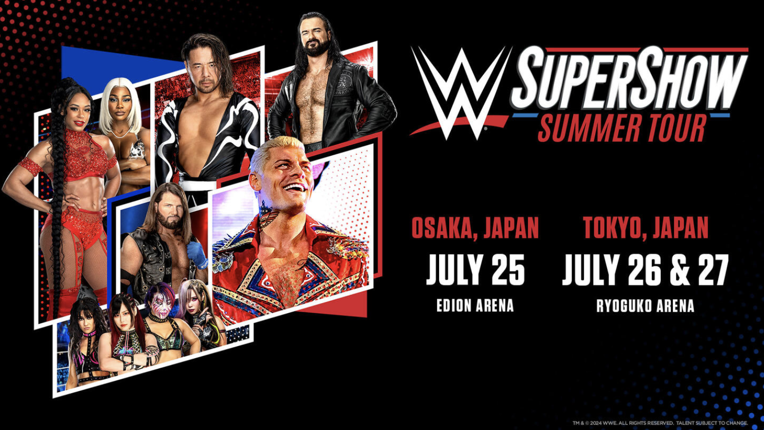 WWE House Show Results Night Two From Tokyo, Japan 07/27/24