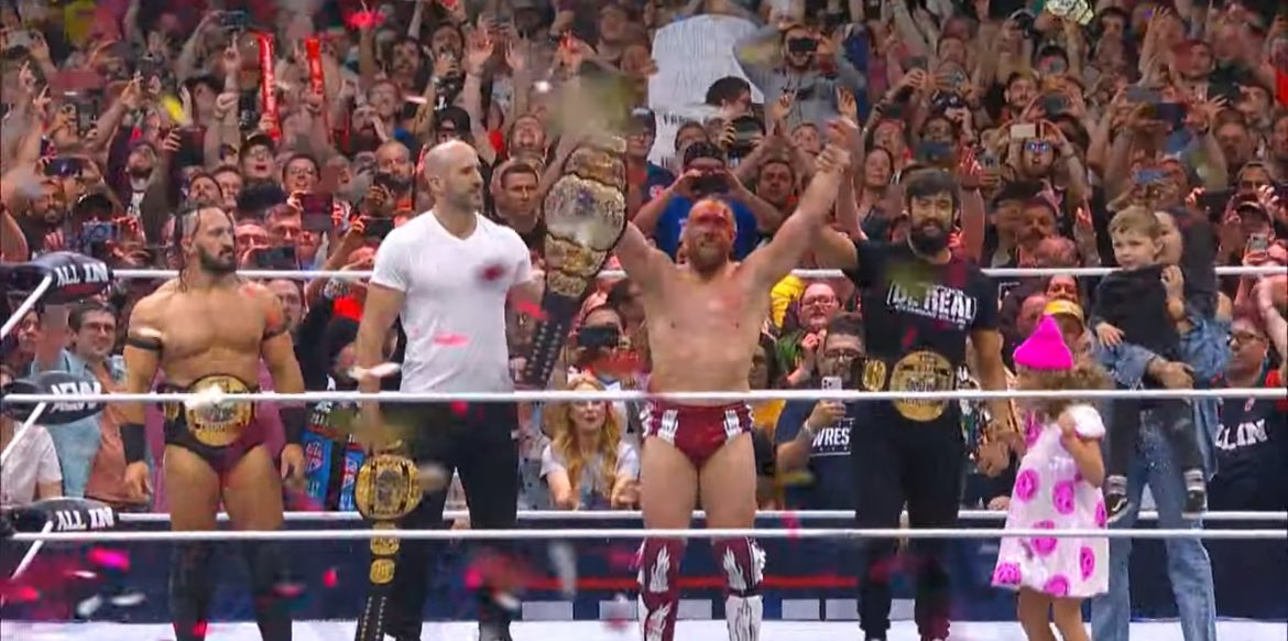 Bryan Danielson Wins The AEW World Title In The All In Main Event