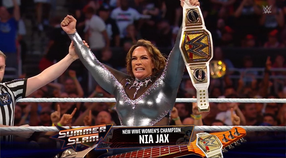 Nia Jax Becomes The New WWE Women’s Champion at SummerSlam