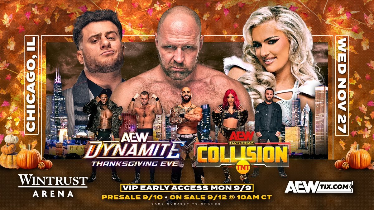 AEW Returning To Cedar Rapids, Cleveland, Philadelphia, Providence & Chicago In October & November