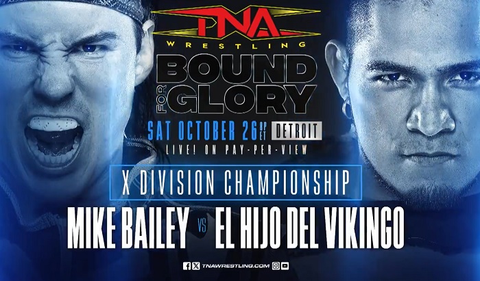 “Speedball” Mike Bailey vs. El Hijo Del Vikingo For X-Division Title Set For TNA Bound For Glory 2024