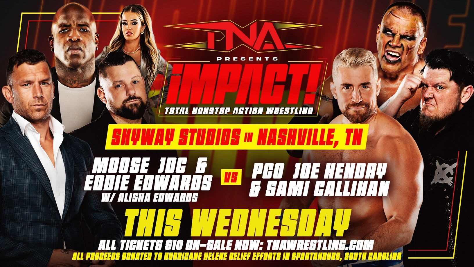 Spoiler Lineup For Today's TNA iMPACT Taping In Nashville, TN.