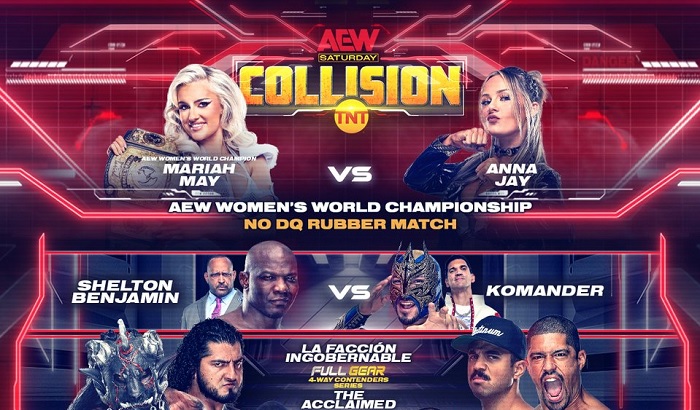 New Match Announced For Tonight’s AEW Collision, Updated Lineup For November 16 Episode