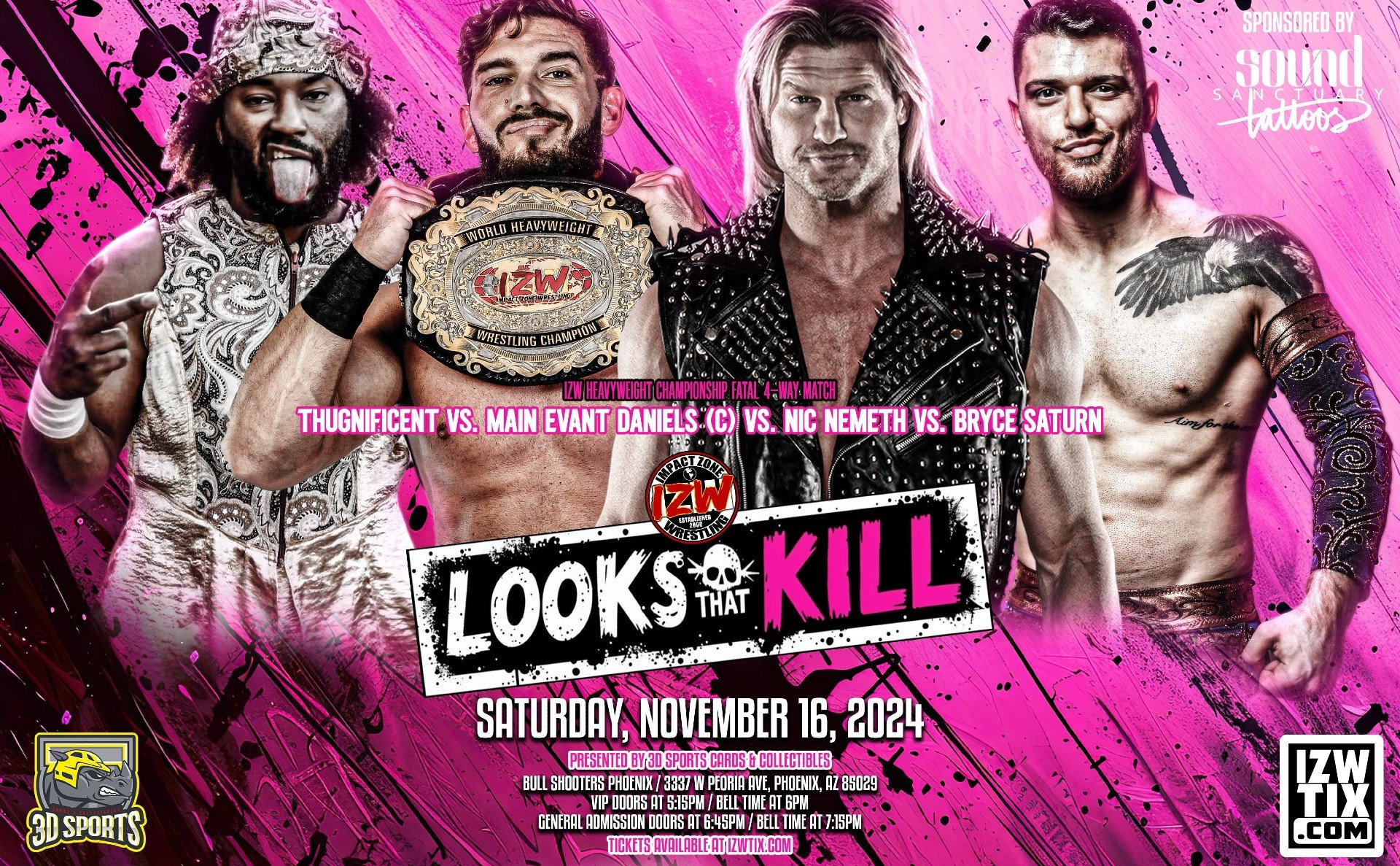 IZW Champion Evan Daniels on Defending Against Nic Nemeth at Looks that Kill on Saturday Night, WWE’s New ID Program, more