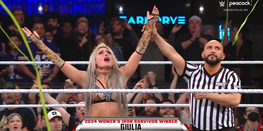 Giulia Wins 2024 Women’s Iron Survivor Challenge Match At Deadline, Will Now Face Roxanne Perez