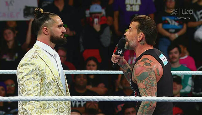 AEW Referenced During Heated CM Punk & Seth Rollins Confrontation On WWE Raw (12/30/24)